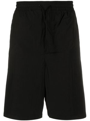 Y-3 drawstring track shorts - Black