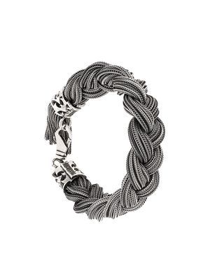 Emanuele Bicocchi braided bracelet - Metallic