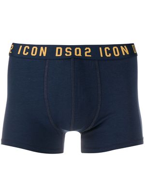 Dsquared2 Icon logo waistband boxers - Blue