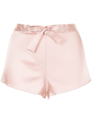 Gilda & Pearl Sophia stretch-silk shorts - Pink