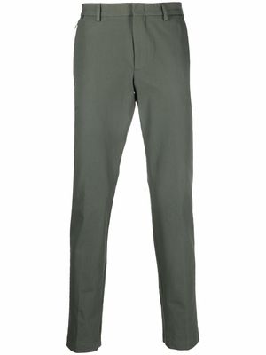 BOSS mid-rise slim-fit trousers - Green