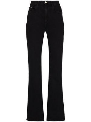 Wandler Daisy mid-rise straight-leg jeans - Black