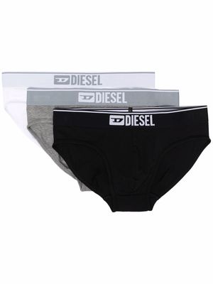 Diesel three-pack briefs set - Grey