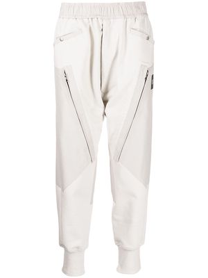 Julius zip-detail track pants - Grey