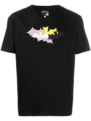 DUOltd bat print T-shirt - Black