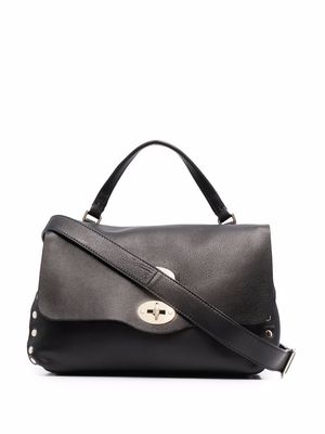 Zanellato pebbled-leather tote bag - Black