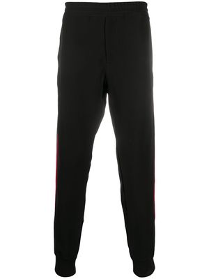 Alexander McQueen side stripe track pants - Black