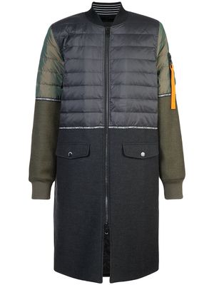 Mostly Heard Rarely Seen Hybrid fitted coat - Green