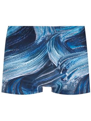 Lygia & Nanny Tijuca print swimming trunks - Blue