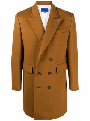 Ader Error double-breasted tailored coat - Brown