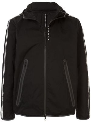 Blackbarrett logo-print hoodedjacket