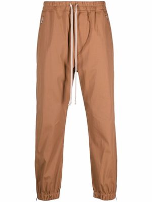 Rick Owens drop-crotch drawstring trousers - Brown