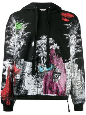 Valentino Dreamatic print hoodie - Black