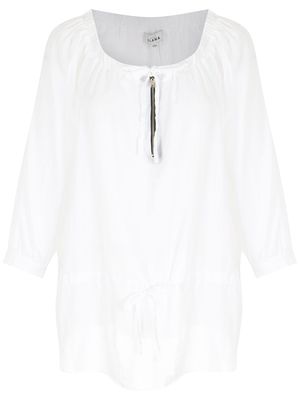 Amir Slama tie-fastening blouse - White