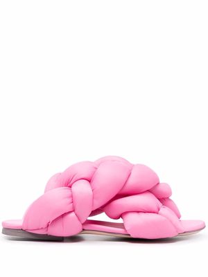 Sebastian Milano Untangled flat sandals - Pink