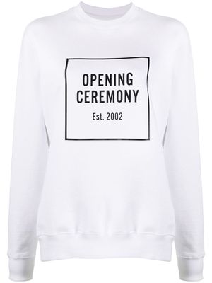 Opening Ceremony logo print sweatshirt - White