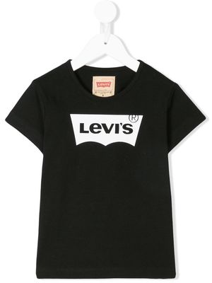 Levi's Kids logo print T-shirt - Black