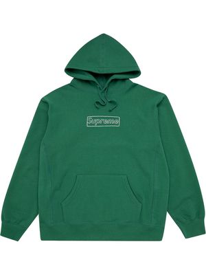 Supreme Kaws Chalk Logo hoodie - Green