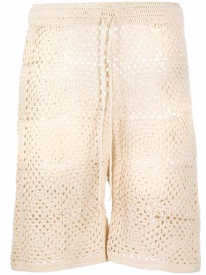 Nanushka open-knit shorts - Neutrals