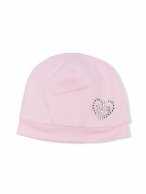 Chiara Ferragni Kids logo-embellished hat - Pink