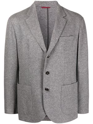 Brunello Cucinelli single breasted blazer - Grey