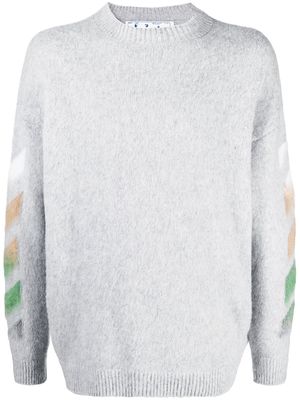 Off-White Arrows knitted jumper - Grey