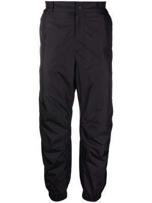 Moncler Grenoble cuffed straight-leg trousers - Black