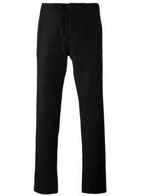 Maison Margiela drawstring tailored trousers - Black