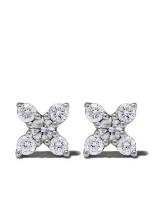 Dana Rebecca Designs 14kt white gold Ava Bea X diamond studs