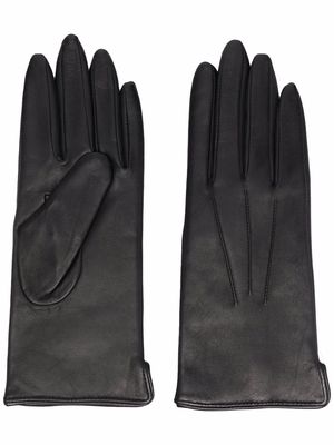 Aspinal Of London tonal stitching gloves - Black