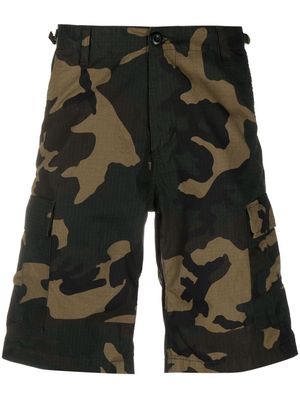 Carhartt WIP Aviation camouflage-print shorts - Green