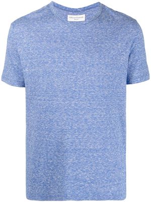 Officine Generale silk-cotton blend t-shirt - Blue