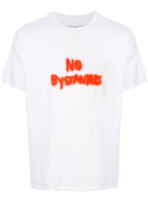Travis Scott No Bystanders T-shirt - White