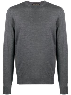 Dell'oglio long sleeve ribbed knit jumper - Grey