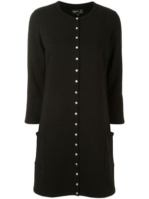 agnès b. short cardigan dress - Black