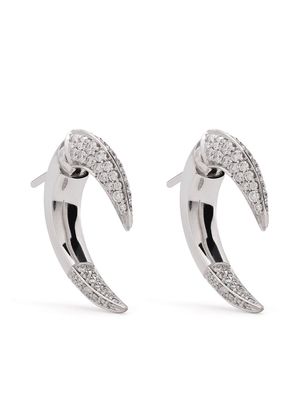 Shaun Leane 18kt white gold Talon diamond earrings - Silver
