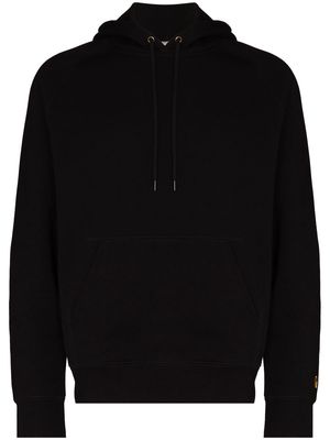 Carhartt WIP Chase logo-embroidered hoodie - Black