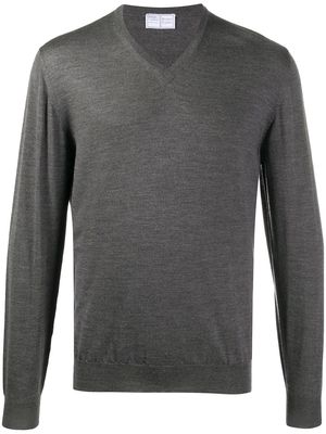 Fedeli v-neck sweater - Grey