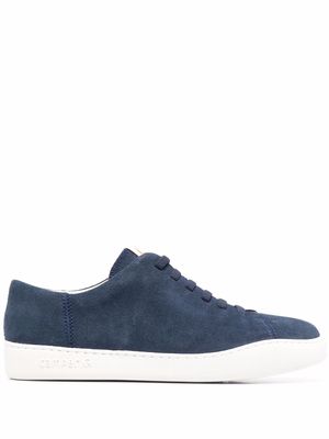 Camper lace-up low top suede sneakers - Blue
