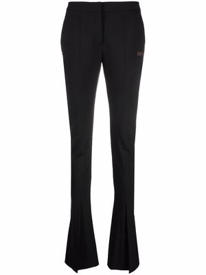 Off-White ankle-slit tailored trousers - Black