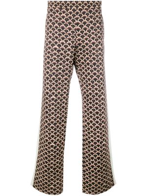 Valentino scale pattern track pants - Brown