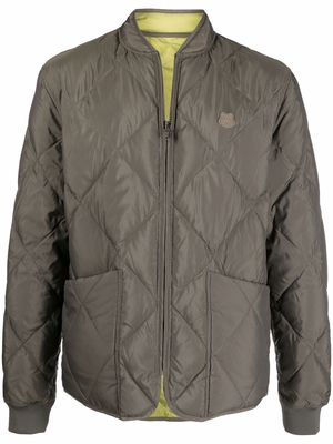 Kenzo quilted down bomber jacket - Green