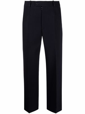 Maison Margiela piped-trim tailored trousers - Blue
