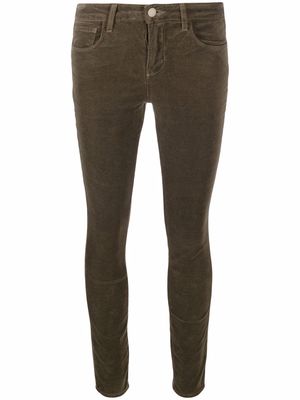 L'Agence washed skinny jeans - Green