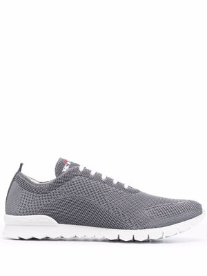 Kiton knitted upper low-top sneakers - Grey