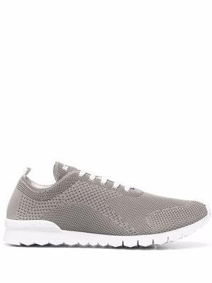 Kiton mesh upper low-top sneakers - Grey