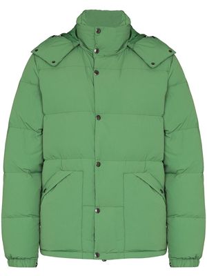 Wood Wood Vitus hooded puffer jacket - Green
