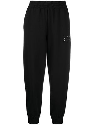 MCQ graphic-print cotton track trousers - Black