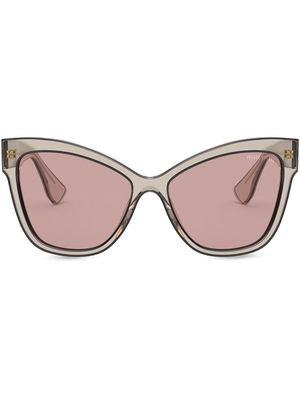 Miu Miu Eyewear cat-eye sunglasses - Grey
