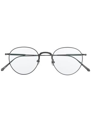 Matsuda round-frame glasses - Black